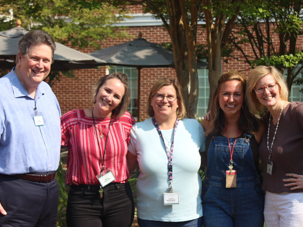 Arch McIntosh, Molly Gartlan, Laura Boggess, Anna Travieso, and Kim Hintz